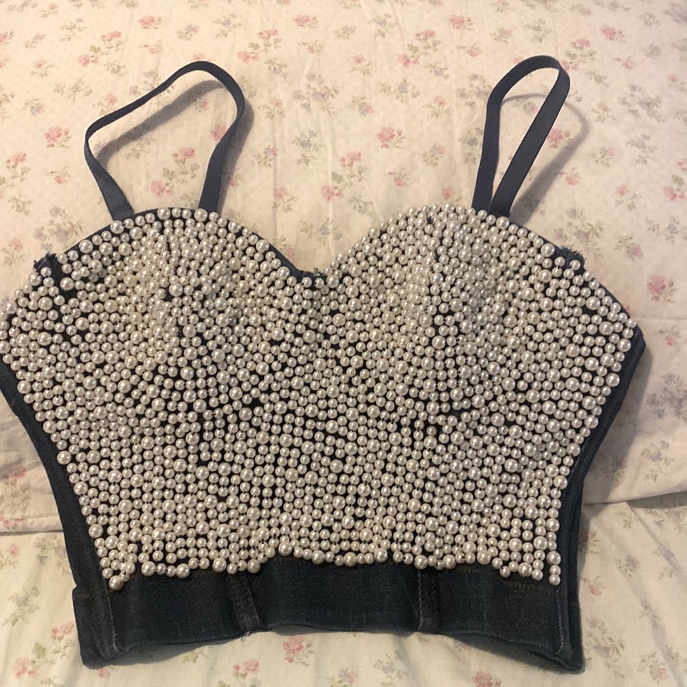 Jean bustier